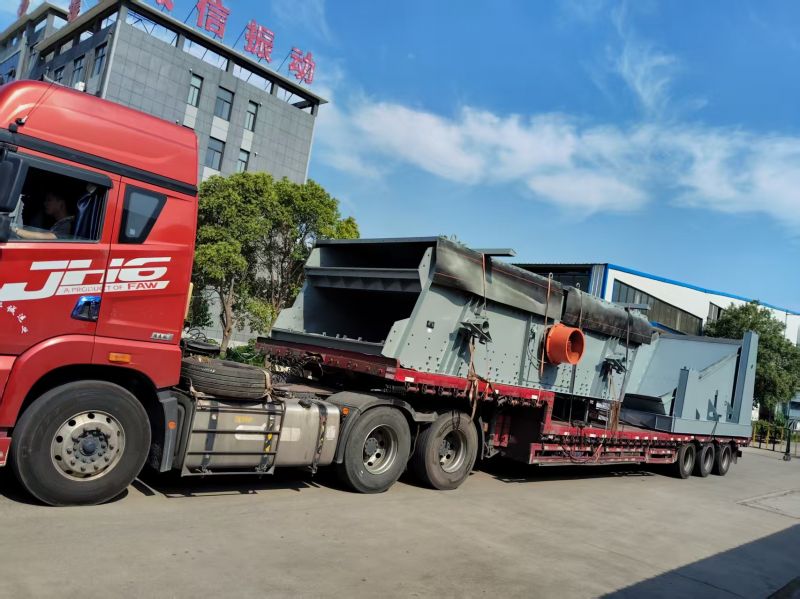 誠信振動大型圓振篩發(fā)貨